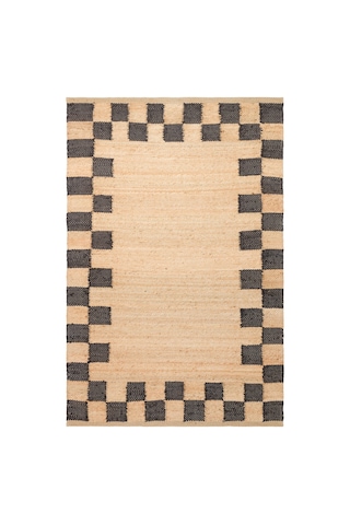 Natura Nt13 Dama Desenli Jüt El Dokuma Bej Modern Halı