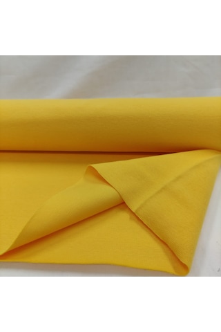 1 1 Bebe Kaşkorse Ribana Kumaş Kumaş Eni: 50 Cm Tüp %95 Pamuk %5 Elastan 014 Sarı