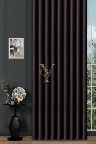 Blackout Fon Perde V-2040 Siyah Siyah