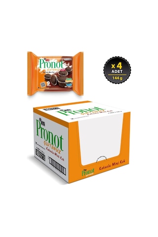 Eti Glutensiz Pronot Kakaolu Mini Kek 4 x 144 G