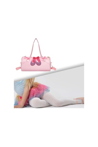Homyl Bale Çantası Naylon Rahat Sevimli Yuvarlak Dans Jimnastik Ayakkabı Modeli