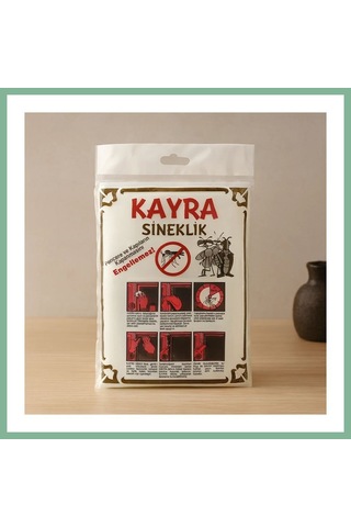 Bşkvirgo Tül Pencere Sineklik 130x150 Cm Çift Kanat Çift Taraflı Bant Bsk2026 Standart