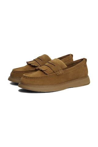 Tommy Hilfiger Taba Erkek Casual Ayakkabı Comfort Suede Frınge Loafer