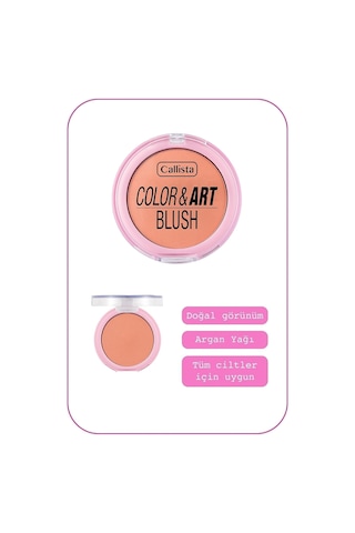 Callista Color Art Blush Toz Allık - 150 Coral Crush