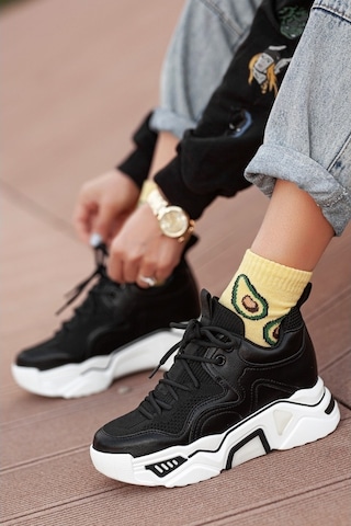 Khayt Alice Fashion Hafif Kadın Spor Ayakkabı Siyah