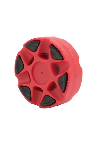 Moveevo Plastik Toprak Hokeyi Topu - Pürüzsüz Kayma, Dayanıklı Malzeme İle Antrenman Ve Yarışmalara Uygun Kırmızı