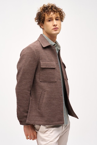 Erkek Kahve Slım Fıt / Dar Kalıp Std Ceket-16411 Kahve