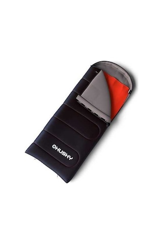 Husky Guty -10 Derece Battaniye Tipi Uyku Tulumu Siyah - Turuncu