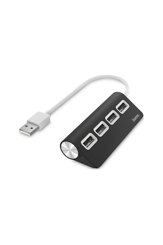 Usb Hub, 4 Ports, Usb 2.0, 480 Mbit/s, Siyah