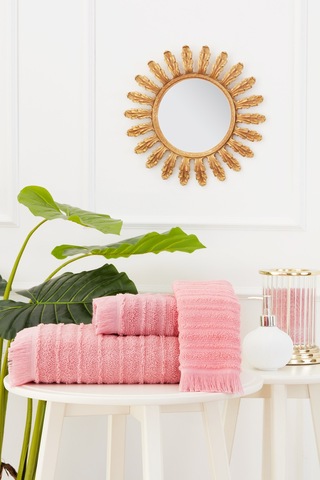 Sadem Organik Linden El Ve Yüz Havlusu 50x90 Cm Pembe