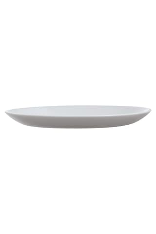 Diwali Temperli Tatlı Tabağı 19 Cm 6lı Beyaz
