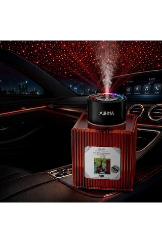 Auhma Af-09 500 Ml Rgb Araç İçi Yıldız Projeksiyonlu Nemlendirici Diğer