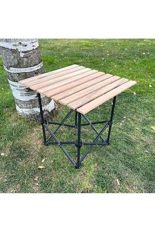 Argeus Katlanabilir Ahşap Masa Küçük 54022 Açık Gri