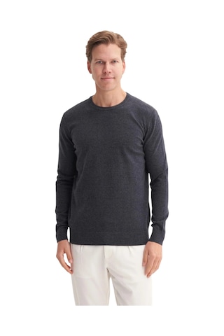 Cazador Slim Fit Soft Touch Basic Bisiklet Yaka Kazak-33155 Lacivert