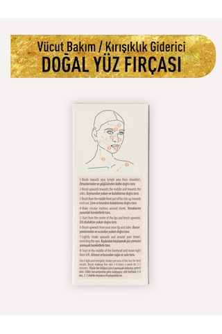Doğal Yüz Fırçası Nazik Temizlik & Yumuşak Cilt Hissi