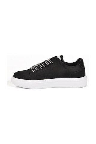 Siyah Süet Bağcıklı Hafif Erkek Sneaker 539 M Siyah Süet