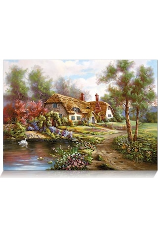 Star Puzzle 500 Parça Havuzlu Bahçe Puzzle