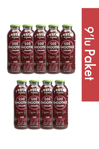 9'lu Organik Smoothie Passıon Red 414 Ml