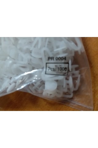 Kilitli Perde Düğmesi Tül Perde Düğmesi (1000 Adet)