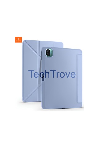 Xiaomi Mi Pad 5 Kılıf Kalem Bölmeli Stand Olabilen Standlı Tablet Kılıfı Kapaklı Kılıf