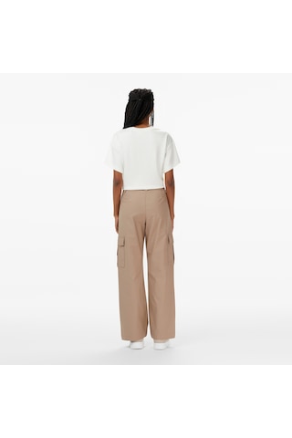 Nautica Kadın Bej Straight Fit Pantolon Düz 57p473t Bej