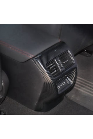 Honda - Cıvıc Fe1 2022+ Uyumlu Arka Klıma Panel Kaplama - Karbon