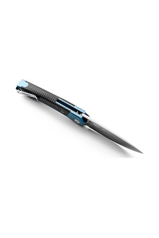 Lionsteel Twain-blue Titanium / Carbon Fiber Kamp Çakı Çok Renkli