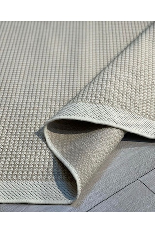 Saraz Halı Sisal Bordürlü Jut Hasır Halı 9427