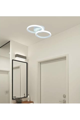 Tt305-2-By Tt Aydınlatma Mat Beyaz 2 Li Led Avize
