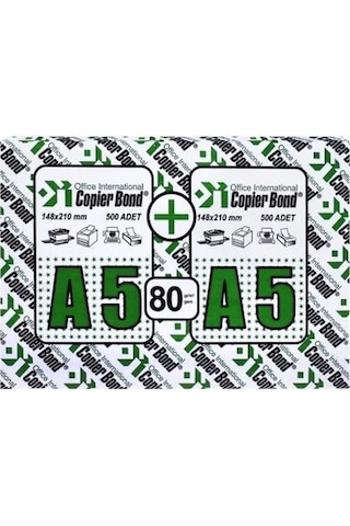 Copier Bond A5 Fotokopi Kağıdı - 1000 Adet