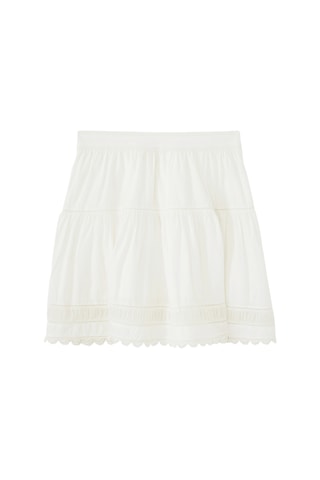Ulla Johnson Romantik Mini Etek Beyaz