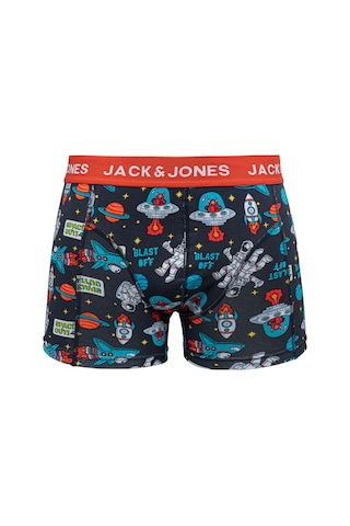 Jack & Jones Tyler 12250111 Baskılı Erkek Boxer 5'li Paket Lacivert