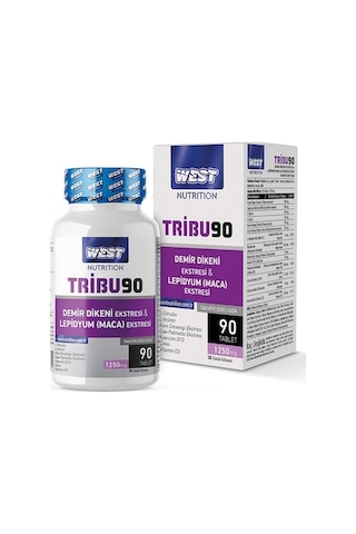 West Nutrition Tribu90 Demir Dikeni & Lepidyum (Maca) Ekstresi + Hediy...