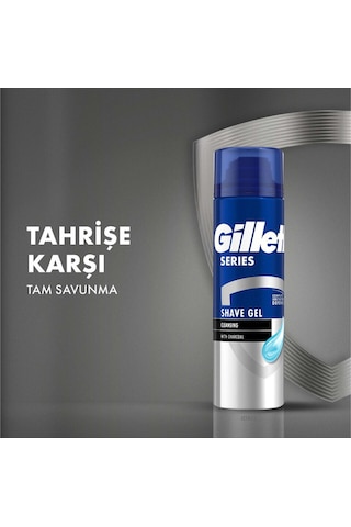 2 Adet Gillette Series Tıraş Jeli Charcoal 200 Ml