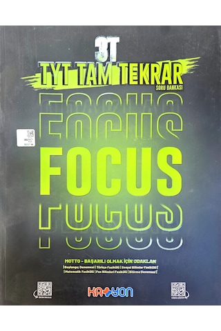 Katyon Yayınları Tyt 3t Tam Tekrar Kitabı