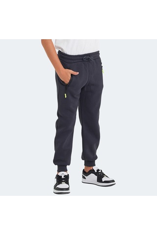 Slazenger LAMIS Çocuk Fermuar Cepli Koyu Gri Eşofman Altı