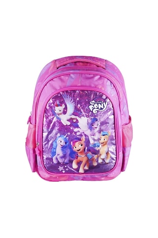 Pony Okul Çantası Pembe ,matara Ve Beslenme Kabı Pembe