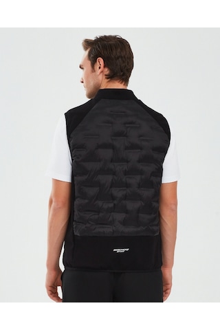 Skechers Outerwear M Padded Lightweight Vest Erkek Siyah Yelek S241154-001
