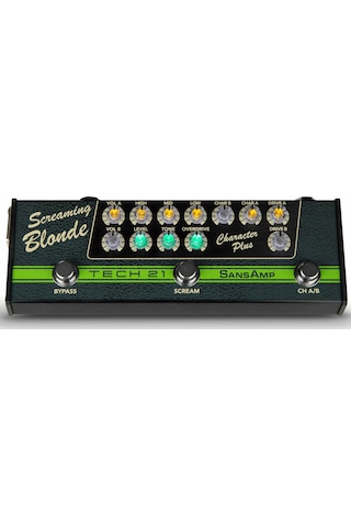 Tech 21 SansAmp Character Plus-Screaming Blonde Gitar Pedalı (CPS