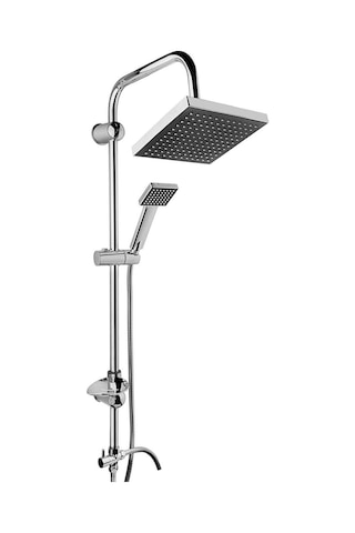 Duş Takımı Robot Top Shower Krom Sürgülü Spralli 1903 150 Cm Gümüş