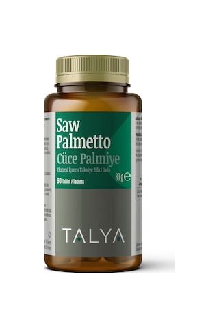 Talya Saw Palmetto Cüce Palmiye Eki İçeren Takviye Edici Gıda 60 Tablet