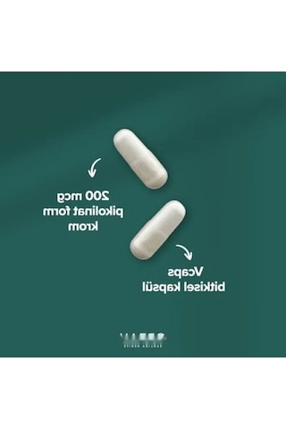 Krom Pikolinat Takviye Edici Kapsül 20 Mcg, 90 Kapsül