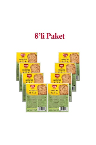 Schar Glutensiz Rustico Lifli Ekmek 8 x 250 G