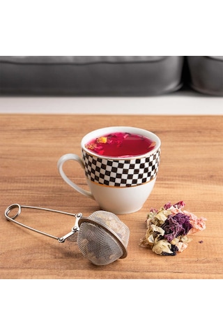 Porsima Paslanmaz Çelik Bitki Çayı Demleme Süzgeci