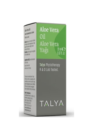 Talya Soğuk Sıkım %100 Saf ve Doğal Nemlendirici Aloe Vera Yağı 20 ML