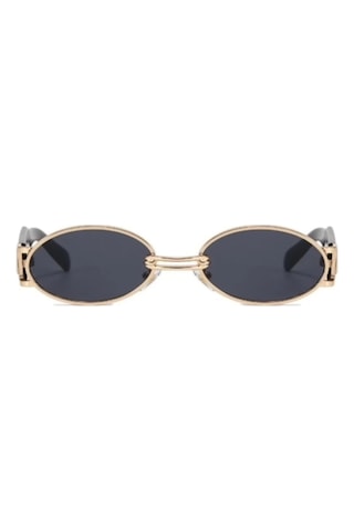 Yeni Sezon Vintage Oval Logolu Unisex Güneş Gözlüğü Çok Renkli
