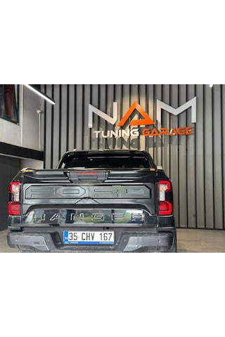 Ford Ranger 2023+ Bagaj Kaplama Arka Kapak Plastiği Parlak Siyah
