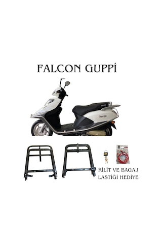 Falcon Guppi Kızaklı Kurye Paket Çanta Demiri
