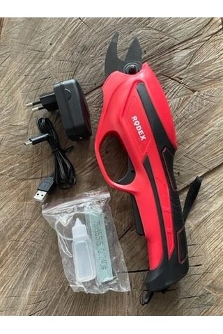 Rodex Pro Akülü Bağ Budama Makası Gül Bitki Budama Makası 2amper