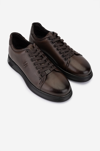 Valmenti Erkek Hakiki Deri Kahverengi Sneakers & Spor Ayakkabı 298 Val-3259-8086 Erk Ayk Sk25-26 Kahve Slvr Alkl Kahverengi
